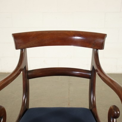antiguo, sillón, sillones antiguos, sillón antiguo, sillón italiano antiguo, sillón antiguo, sillón neoclásico, sillón del siglo XIX, sillón Regency inglés