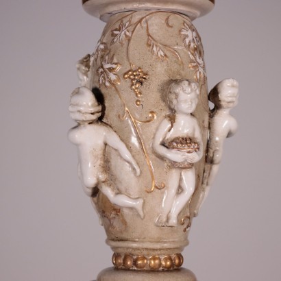 antiquariato, lampadario, antiquariato lampadari, lampadario antico, lampadario antico italiano, lampadario di antiquariato, lampadario neoclassico, lampadario del 800,Lampadario in Ceramica Smaltata