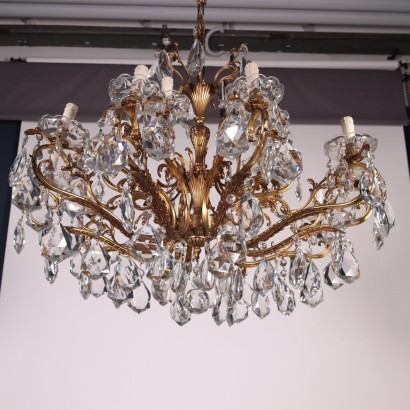 antiquariato, lampadario, antiquariato lampadari, lampadario antico, lampadario antico italiano, lampadario di antiquariato, lampadario neoclassico, lampadario del 800,Lampadario in Bronzo Dorato