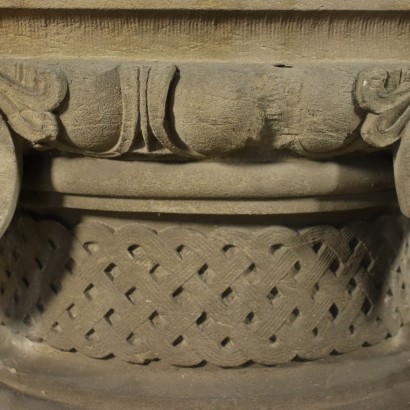 antiquariato, pietre, antiquariato pietre, pietre antiche, pietre antiche italiane, pietra di antiquariato, pietra neoclassico, pietra del 800,Capitello in Pietra