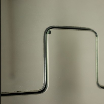 Wall Hanger Mirror Gronda By Luciano Bertoncini For Elco Plastic 1970s