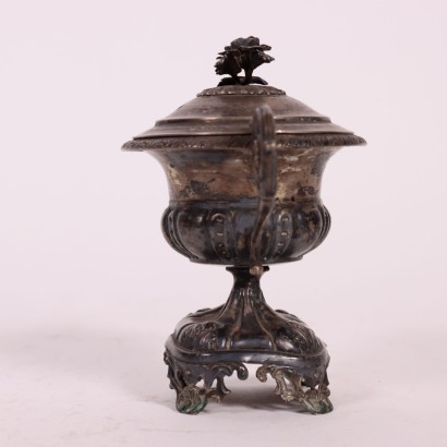 antiquariato, oggettistica, antiquariato oggettistica, oggettistica antica, oggettistica antica italiana, oggettistica di antiquariato, oggettistica neoclassico, oggettistica del 800,Zuccheriera in Argento Lombardo Veneto