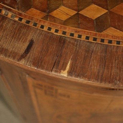 antiquariato, angoliera, antiquariato angoliere, angoliera antica, angoliera antica italiana, angoliera di antiquariato, angoliera neoclassica, angoliera del 800,Coppia di Angoliere Intarsiate