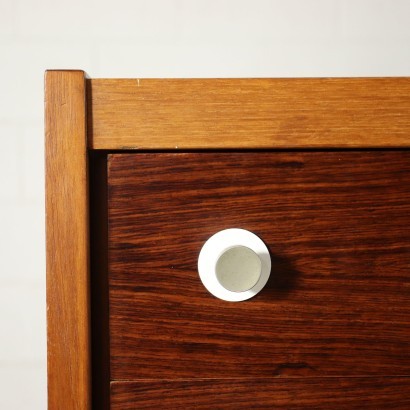 Cabinet George Coslin Veneered Wood Metal Italy 1960s