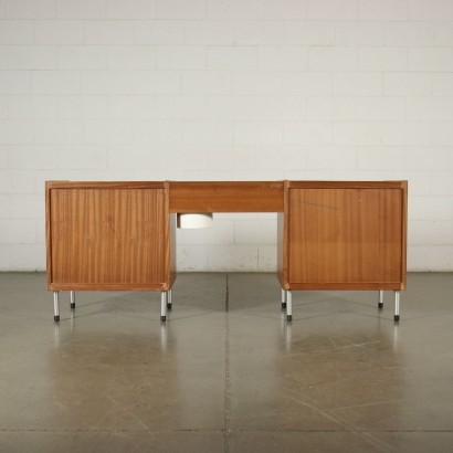 Cabinet George Coslin Veneered Wood Metal Italy 1960s