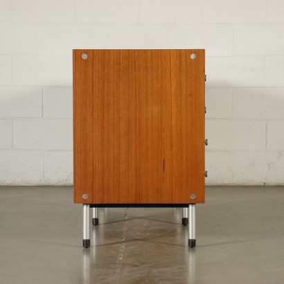 Cabinet George Coslin Veneered Wood Metal Italy 1960s