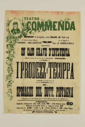 arte del 900, primi del 900, manifesto, teatro della commenda