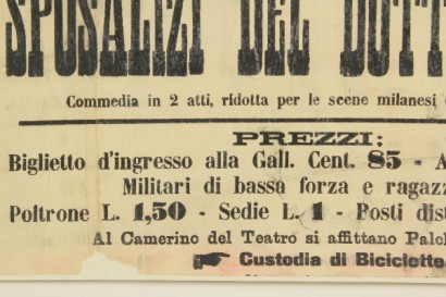 arte del 900, primi del 900, manifesto, teatro della commenda