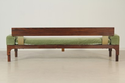 modernariato, divani, divano anni 60, Divano in palissandro, divano imbottito, modernariato anni 60