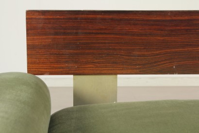 modernariato, divani, divano anni 60, Divano in palissandro, divano imbottito, modernariato anni 60