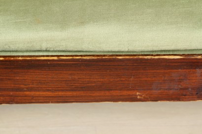 modernariato, divani, divano anni 60, Divano in palissandro, divano imbottito, modernariato anni 60