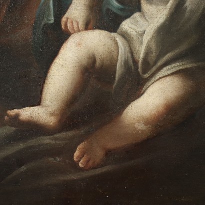 art, art italien, peinture italienne ancienne, Enfant Jésus endormi avec des anges