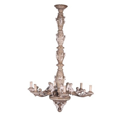 Lampadario in Ceramica Smaltata