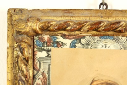 pittura antica, XVIII secolo, XIX secolo, volto di maria, acquarelli antichi