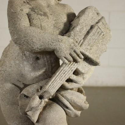 antiquariato, pietre, antiquariato pietre, pietre antiche, pietre antiche italiane, pietra di antiquariato, pietra neoclassico, pietra del 800,Putto Musicista,Putto Musicista