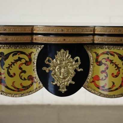 Game Table In The Style Of Boulle Gilded Bronze Italy 20th Century