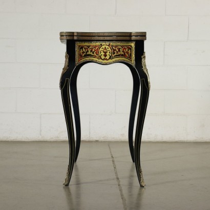 Game Table In The Style Of Boulle Gilded Bronze Italy 20th Century
