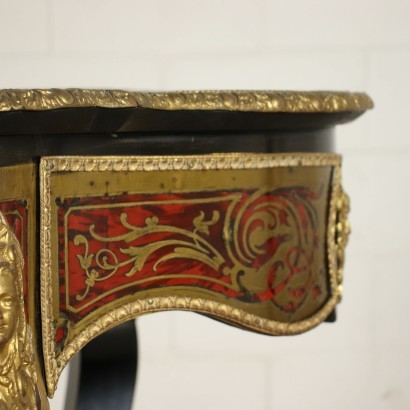 Table Style Boulle Bronze Doré - France XIX Siècle