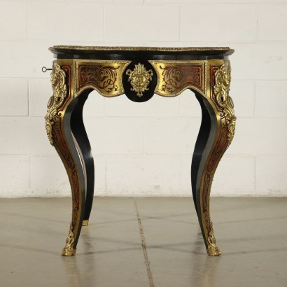 Table Style Boulle Bronze Doré - France XIX Siècle