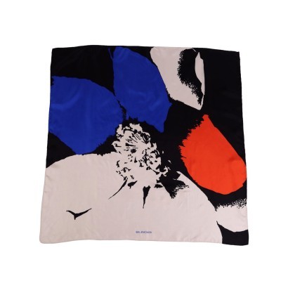 Vintage Foulard, Balenciaga Foulard, Vintage Paris, Vintage Balenciaga Foulard