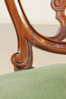 antiquariato, sedie, poltrone, divani, gruppo 6 sedie mogano, sedie mogano, antiquariato 800, sedie 800, gruppo 6 sedie