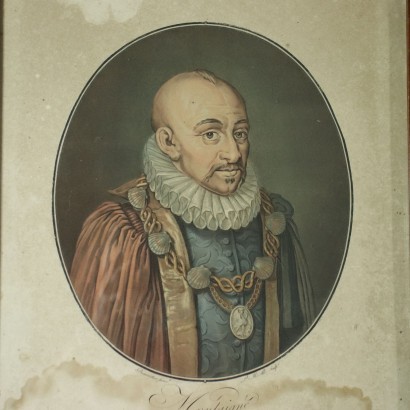 Gruppo di sei cornici del XIX secolo