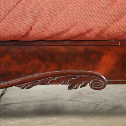 antigüedades, sofás, sofás antiguos, sofás antiguos, sofás italianos antiguos, sofá antiguo, sofá neoclásico, sofá del siglo XIX, sofá de barco de restauración