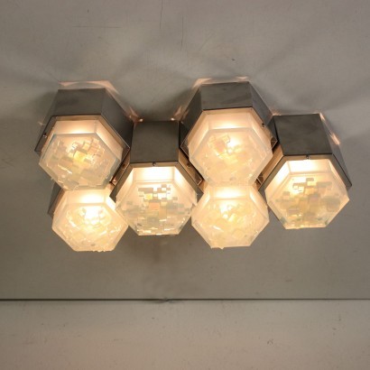 modernariato, modernariato di design, lampada da parete, lampada da parete modernariato, lampada da parete di modernariato, lampada da parete italiana, lampada da parete vintage, lampada da parete anni '60, lampada da parete design anni 60,Lampada Poliarte Anni 60-70