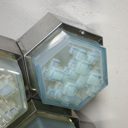 modernariato, modernariato di design, lampada da parete, lampada da parete modernariato, lampada da parete di modernariato, lampada da parete italiana, lampada da parete vintage, lampada da parete anni '60, lampada da parete design anni 60,Lampada Poliarte Anni 60-70