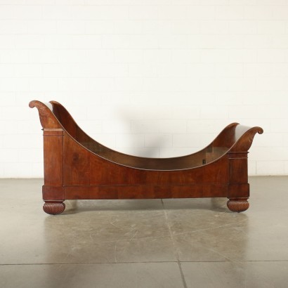 antiquariato, letto, antiquariato letti, letto antico, letto antico italiano, letto di antiquariato, letto neoclassico, letto del 800 - antiquariato, testata, antiquariato testate, testate antiche, testata antica italiana, testata di antiquariato, testata neoclassico, testata del 800,Letto a Barca Restaurazione Ligure