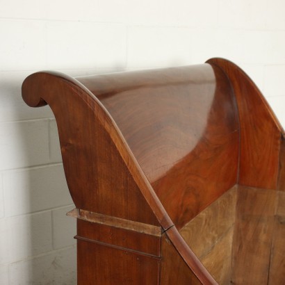 antiquariato, letto, antiquariato letti, letto antico, letto antico italiano, letto di antiquariato, letto neoclassico, letto del 800 - antiquariato, testata, antiquariato testate, testate antiche, testata antica italiana, testata di antiquariato, testata neoclassico, testata del 800,Letto a Barca Restaurazione Ligure