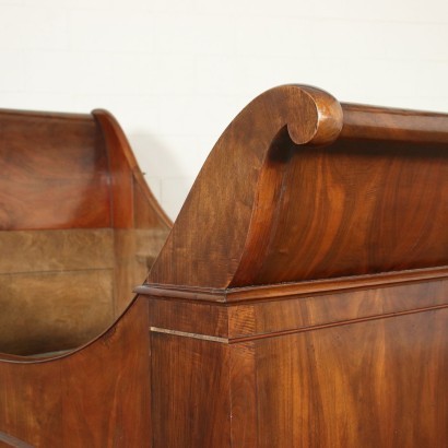 antiquariato, letto, antiquariato letti, letto antico, letto antico italiano, letto di antiquariato, letto neoclassico, letto del 800 - antiquariato, testata, antiquariato testate, testate antiche, testata antica italiana, testata di antiquariato, testata neoclassico, testata del 800,Letto a Barca Restaurazione Ligure