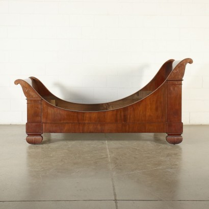 antiquariato, letto, antiquariato letti, letto antico, letto antico italiano, letto di antiquariato, letto neoclassico, letto del 800 - antiquariato, testata, antiquariato testate, testate antiche, testata antica italiana, testata di antiquariato, testata neoclassico, testata del 800,Letto a Barca Restaurazione Ligure