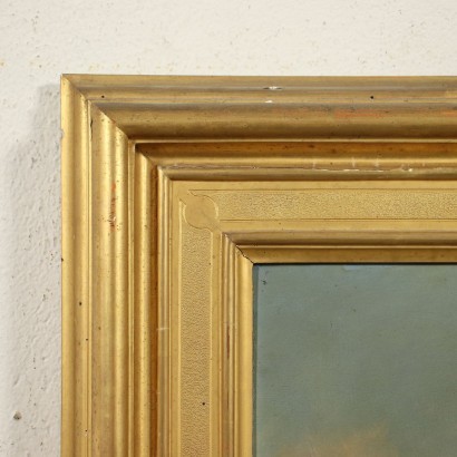 arte, arte italiana, pittura ottocento italiana,Dipinto Celebrativo con Fiori