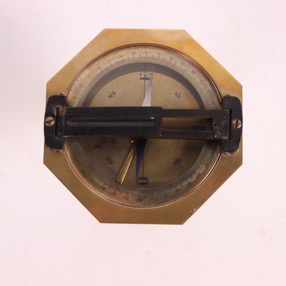 antiquariato, strumento scientifico, antiquariato strumento scientifico, strumento scientifico antico, strumento scientifico antico italiano, strumento scientifico di antiquariato, strumento scientifico neoclassico, strumento scientifico del 800,Bussola da Geometra