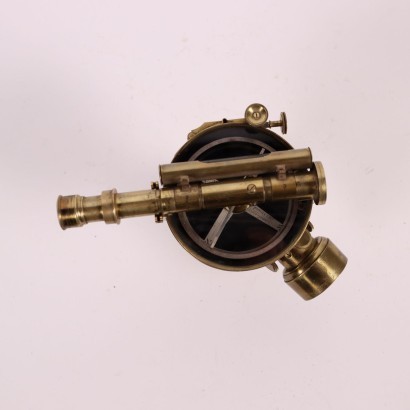 Théodolite Portable Acajou Laiton - Angleterre XIX Siècle