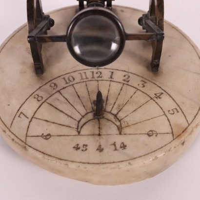 Sundial Cannon Marble Brass Early 18th Century