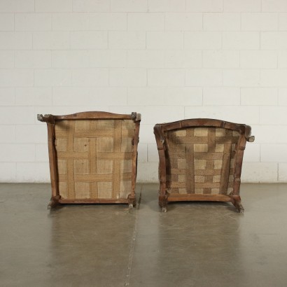 antique, armchair, antique armchairs, antique armchair, antique Italian armchair, antique armchair, neoclassical armchair, 19th century armchair, Two Baroque armchairs