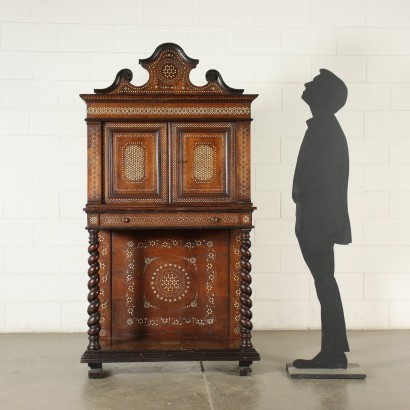 Inlaid Furniture In The Way Of Adriano Brambilla 19th Century