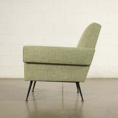 Armchair Foam Fabric Italy 1960s