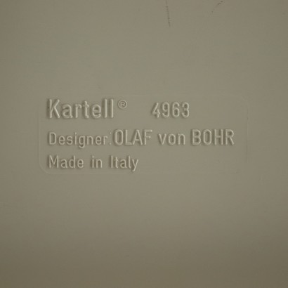 Furniture 4963 Olaf von Bohr For Kartell Plastic Material 1960s 1970s