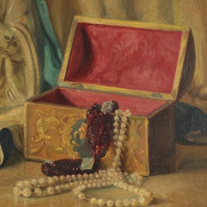 W. Benoldi Oil on Canvas Italy 1940s-1950s