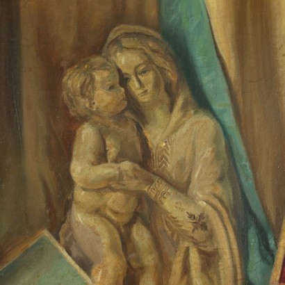 W. Benoldi Oil on Canvas Italy 1940s-1950s