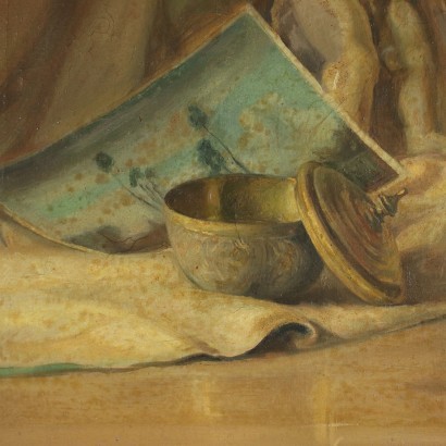 W. Benoldi Oil on Canvas Italy 1940s-1950s