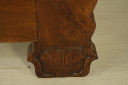 Antiquitäten, Betten und Kopfteile, Nussbaum Bett, Schlitten Bett, Bett, Bett 800 800 800 halb, Antiquitäten, 800 Schlittenbett