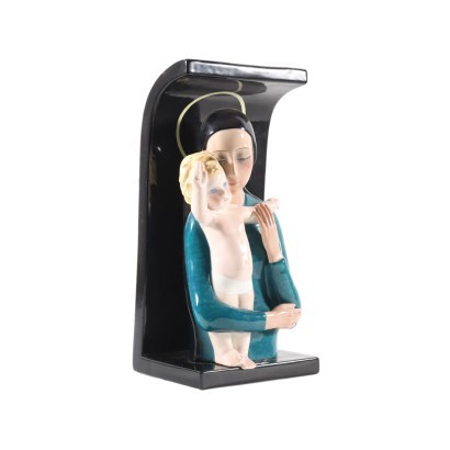 modernariato, modernariato di design, ceramica, ceramica modernariato, ceramica di modernariato, ceramica italiana, ceramica vintage, ceramica anni '60, ceramica design anni 60,Madonna Lenci Gino Levi-Montalcini,Gino Levi-Montalcini,Gino Levi-Montalcini,Gino Levi-Montalcini