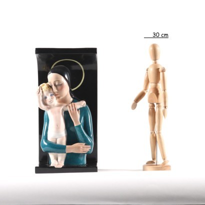 modernariato, modernariato di design, ceramica, ceramica modernariato, ceramica di modernariato, ceramica italiana, ceramica vintage, ceramica anni '60, ceramica design anni 60,Madonna Lenci Gino Levi-Montalcini,Gino Levi-Montalcini,Gino Levi-Montalcini,Gino Levi-Montalcini