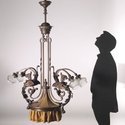 antiquariato, lampadario, antiquariato lampadari, lampadario antico, lampadario antico italiano, lampadario di antiquariato, lampadario neoclassico, lampadario del 800,Lampadario Liberty