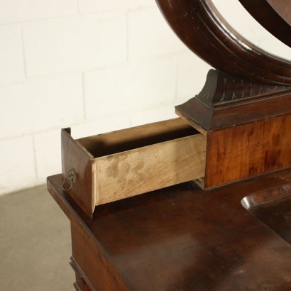 antiquariato, toilette, antiquariato toilette, toilette antica, toilette antica italiana, toilette di antiquariato, toilette neoclassica, toilette del 800,Toilette Restaurazione con Psiche