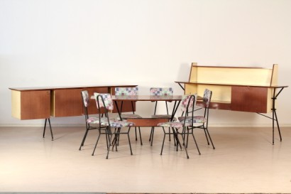 petite brocante, des meubles, des années buffet années 50 50, modernisme, bahut, 50 ans, 50 ans, meubles en bois en formica